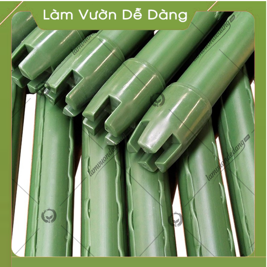 (combo 10) ỐNG THÉP BỌC NHỰA - Một thương hiệu của DAIM Nhật Bản - Dùng làm Khung Đỡ,Giá Đỡ Hoa Hồng Leo,Giàn Leo Bầu Bí Mướp,Khung cây thép - Với nhiều kích thước khác nhau giúp khách hàng dễ dàng lựa chọn để tạo các khung cho khu vươ