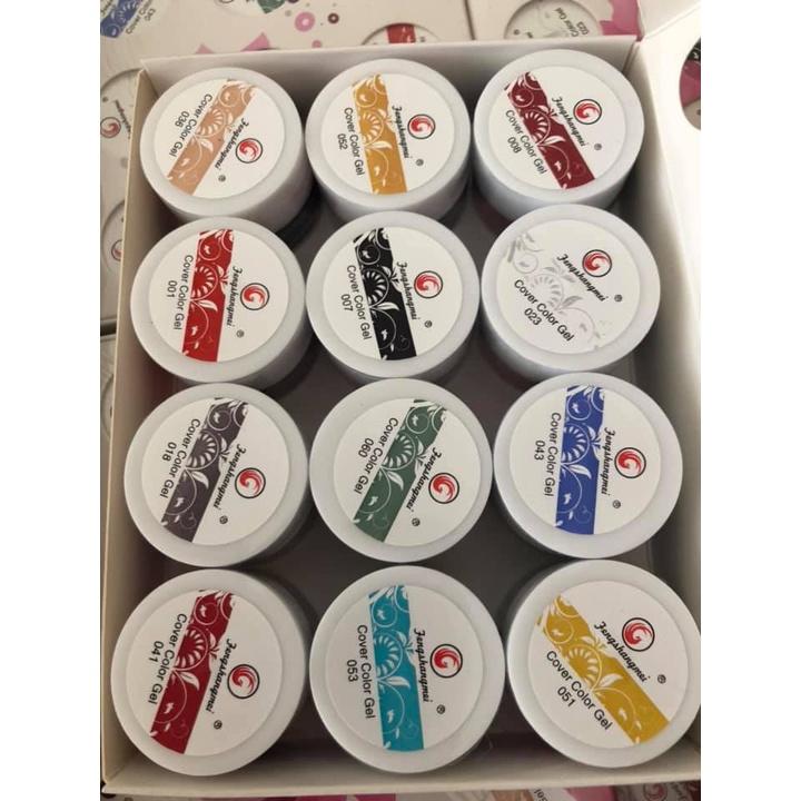 Set gel vẽ 12 màu Jengshangmei