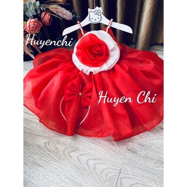 VÁY CÔNG CHÚA HOA HỒNG