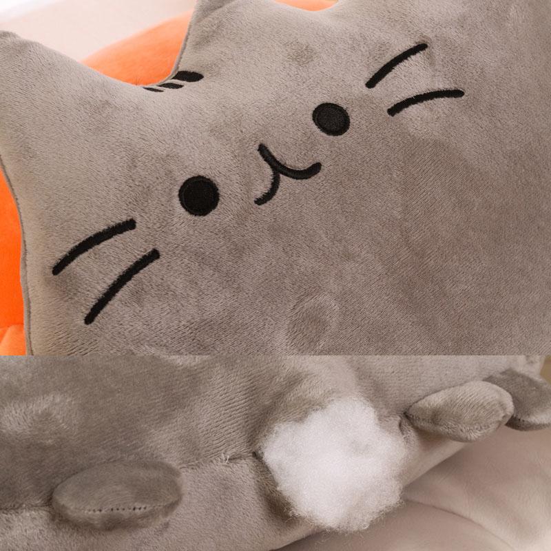 Hoạt Hình Dễ Thương Mèo Gối Đầm Mèo Lưng Gối Đệm Trẻ Em Xem Truyền Hình Ghế Văn Phòng Miếng Tựa Lưng Gối Thắt Lưng