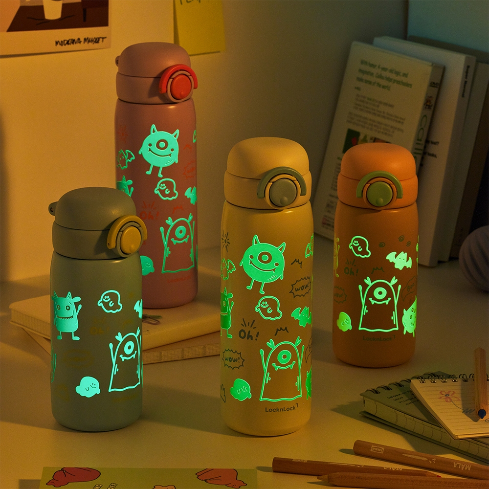 Bình Giữ Nhiệt LocknLock School Fit Luminous 380ml Và 510ml Thép Không Gỉ, Hàng Chính Hãng - JoyMall