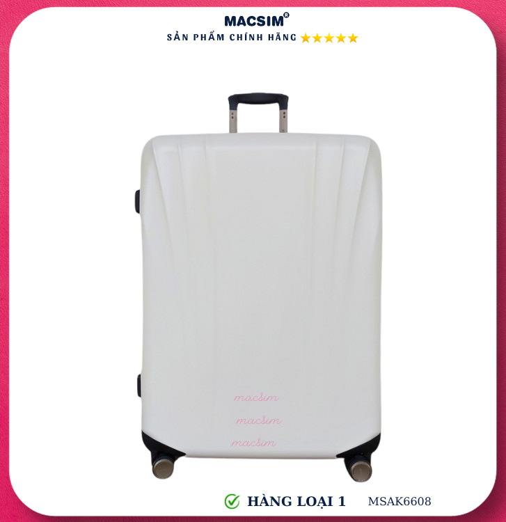 Vali cao cấp Macsim Aksen hàng loại 1 MSAK6608 cỡ 20inch 24inch cỡ 28 inch