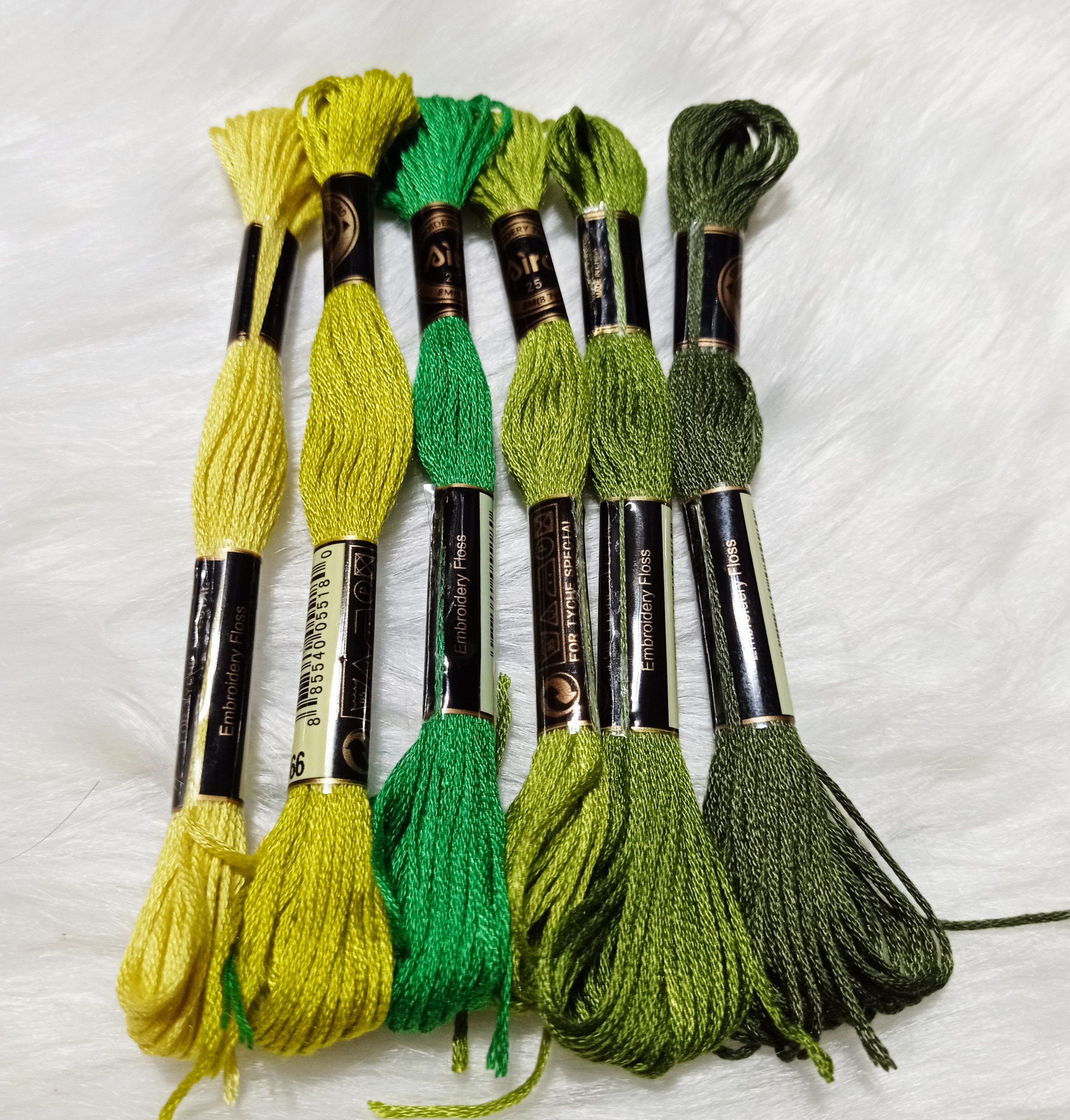 Set chỉ thêu Airo tông Đỏ - Hồng / Nana Handmade DIY Thêu Tay Shop