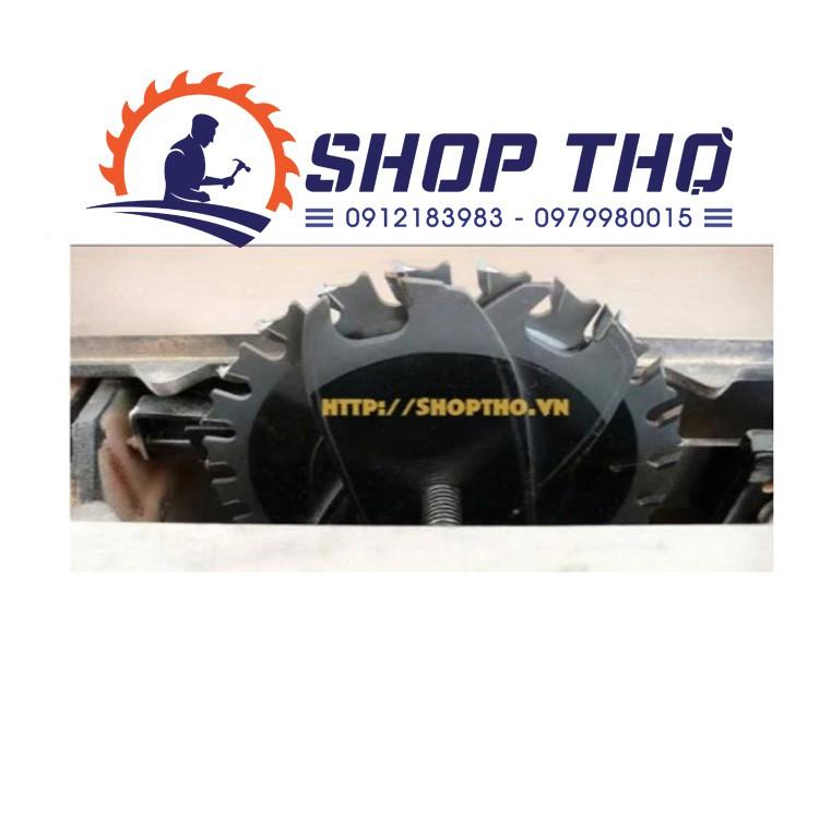 Bộ lưỡi cưa rãnh DADO cốt 16mm và 25.4mm - 205x24+24T