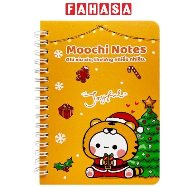 Sổ Lò Xo Moochi Christmas A6 - Kẻ Ngang - 160 Trang 80gsm - The Sun 01