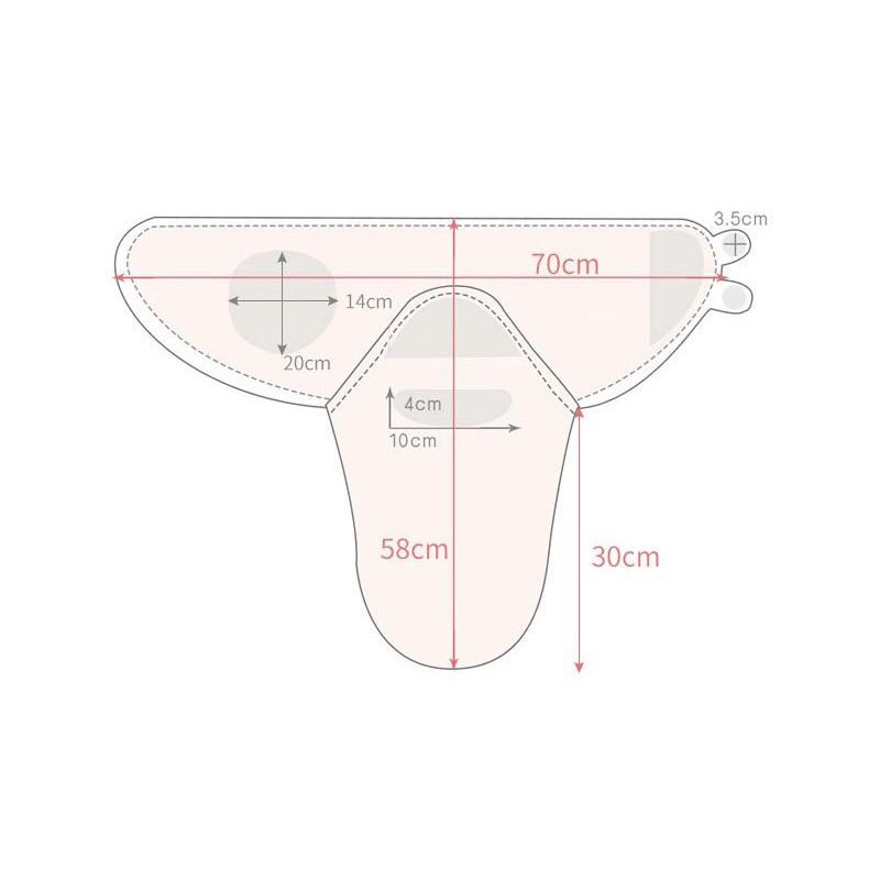 Ủ kén vải xô SWADDLEME POD thoáng mát cho bé (mẫu mới)