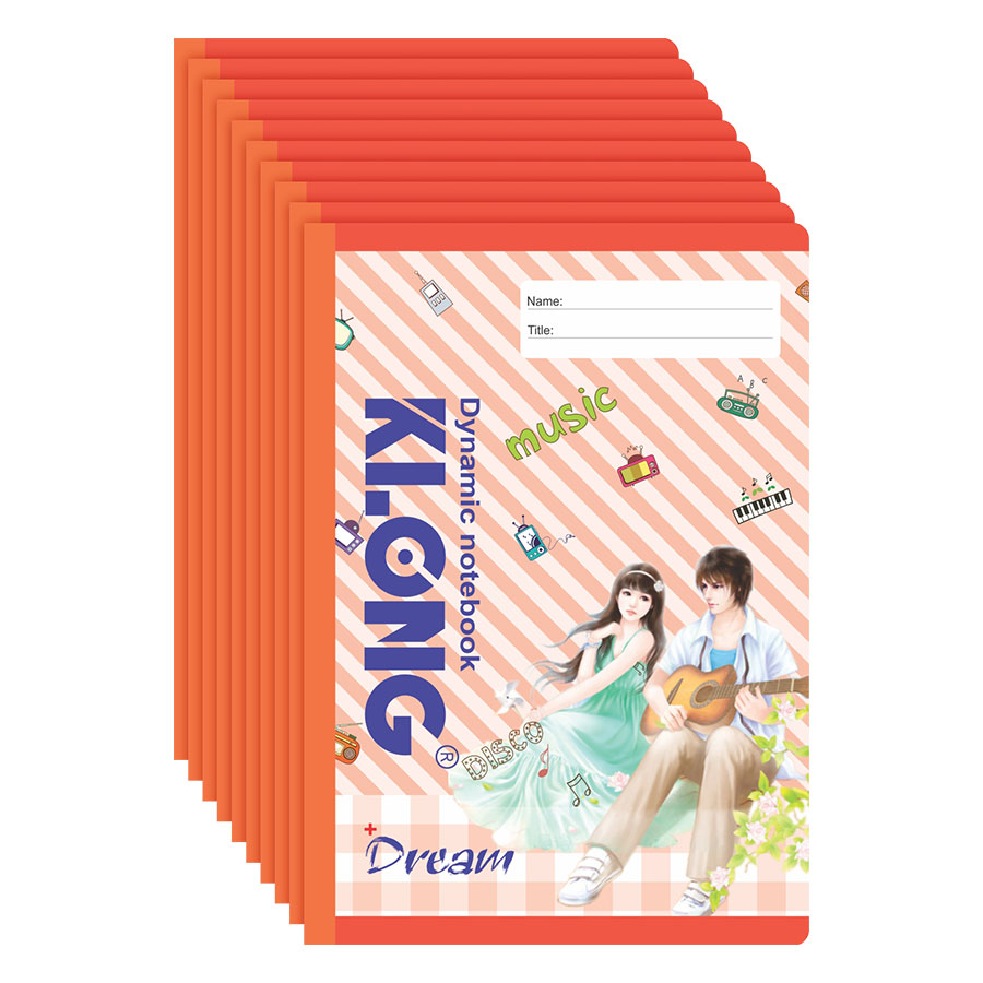 Lốc 10 Tập (Vở) Kẻ Ngang Dream KLONG 857