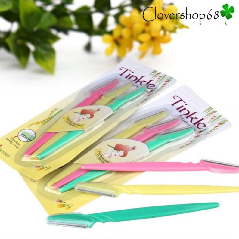 Bộ dao cạo tỉa lông mày 3 cây