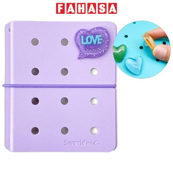 Sổ Còng Mini 80 Trang Kèm Charm Tone Patel - Sworld ST6195-PE - Purple
