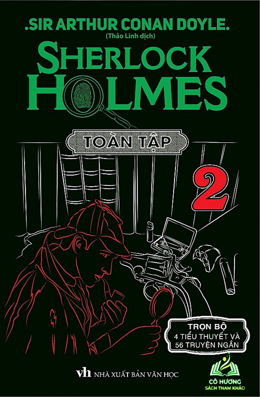 Sách - Combo Sherlock Holmes Bản Dịch Đầy Đủ 4 tiểu thuyết và 56 truyện ngắn Trọn Bộ 3 Tập Bìa Cứng Ép Kim Mỹ Thuật #huongbook