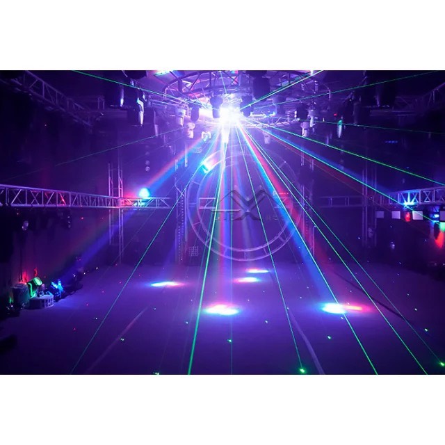 [ GTP ] ĐÈN MOVING 3 ĐẦU / 18 MẮT LED + LASER - THÍCH HỢP DÙNG TRONG QUÁN BAR , VŨ TRƯỜNG , CLUB , DJ.