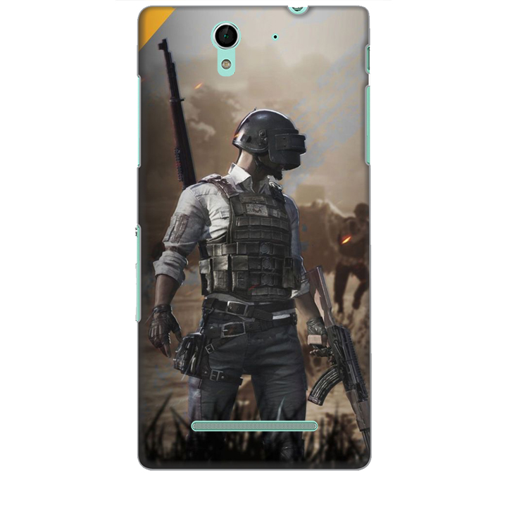 Ốp lưng dành cho điện thoại SONY C3 hình PUBG Mẫu 10