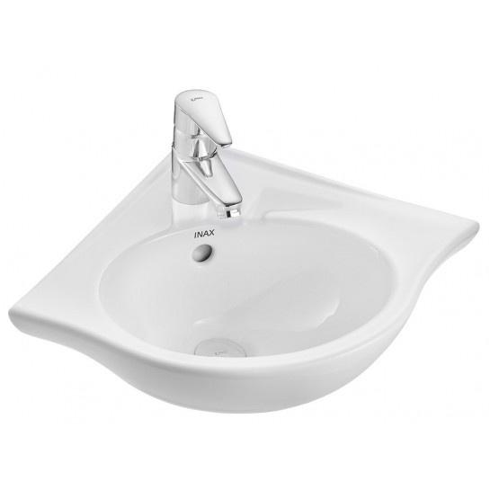 Lavabo INAX treo tường L-281V/BW1. Thiết kế treo tường, dạng góc, giúp tiết kiệm diện tích - Vật liệu xây dựng Big H