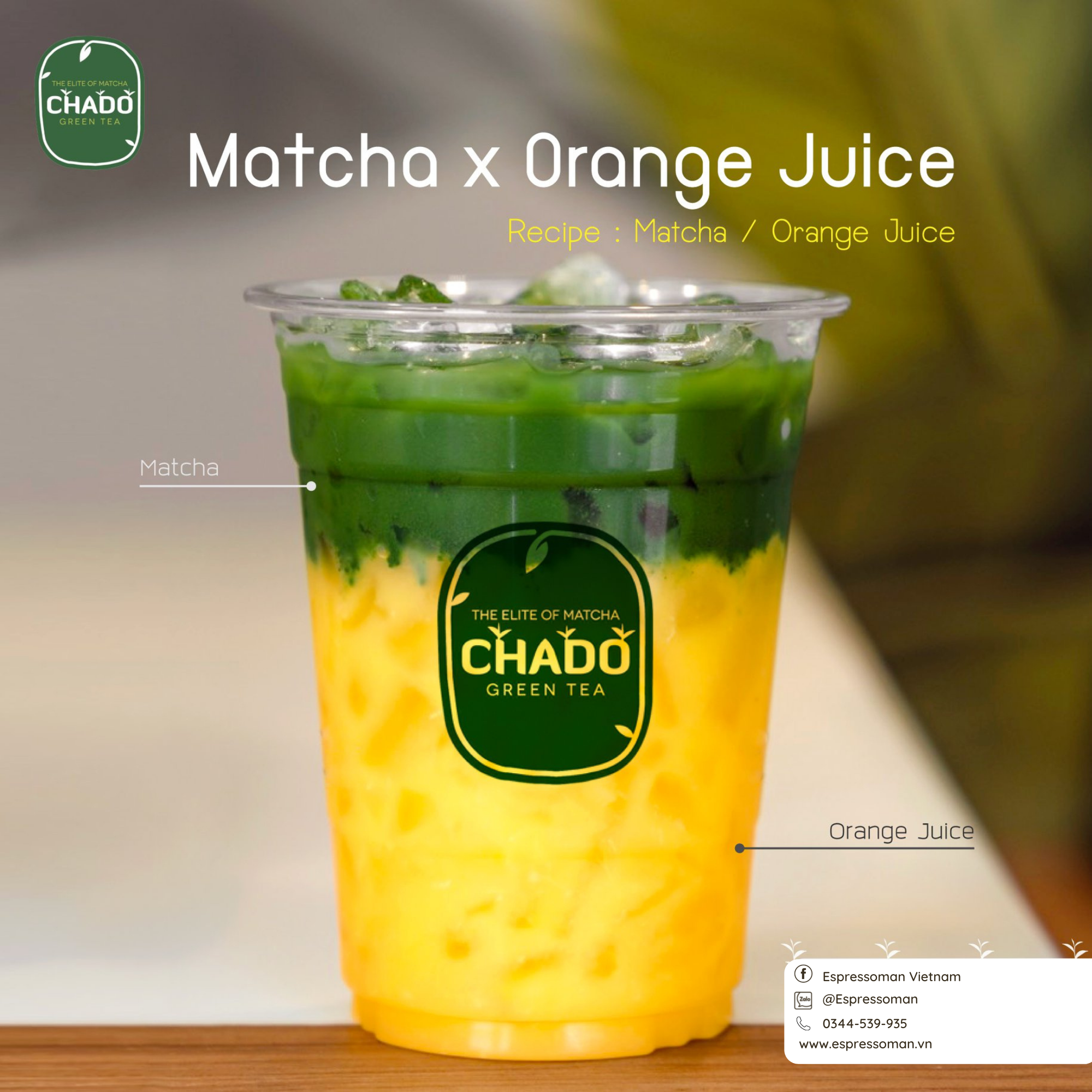 Matcha Latte - Bột trà xanh - Matcha Nhật Bản - Dùng Pha Chế - Uống liền - Bột