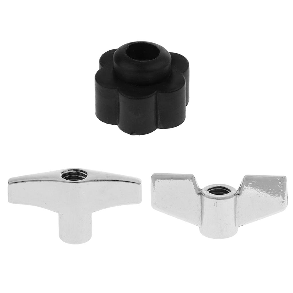 Quick Release Drum Cymbal Stand Wing Nut Cymbal Replacement Silver