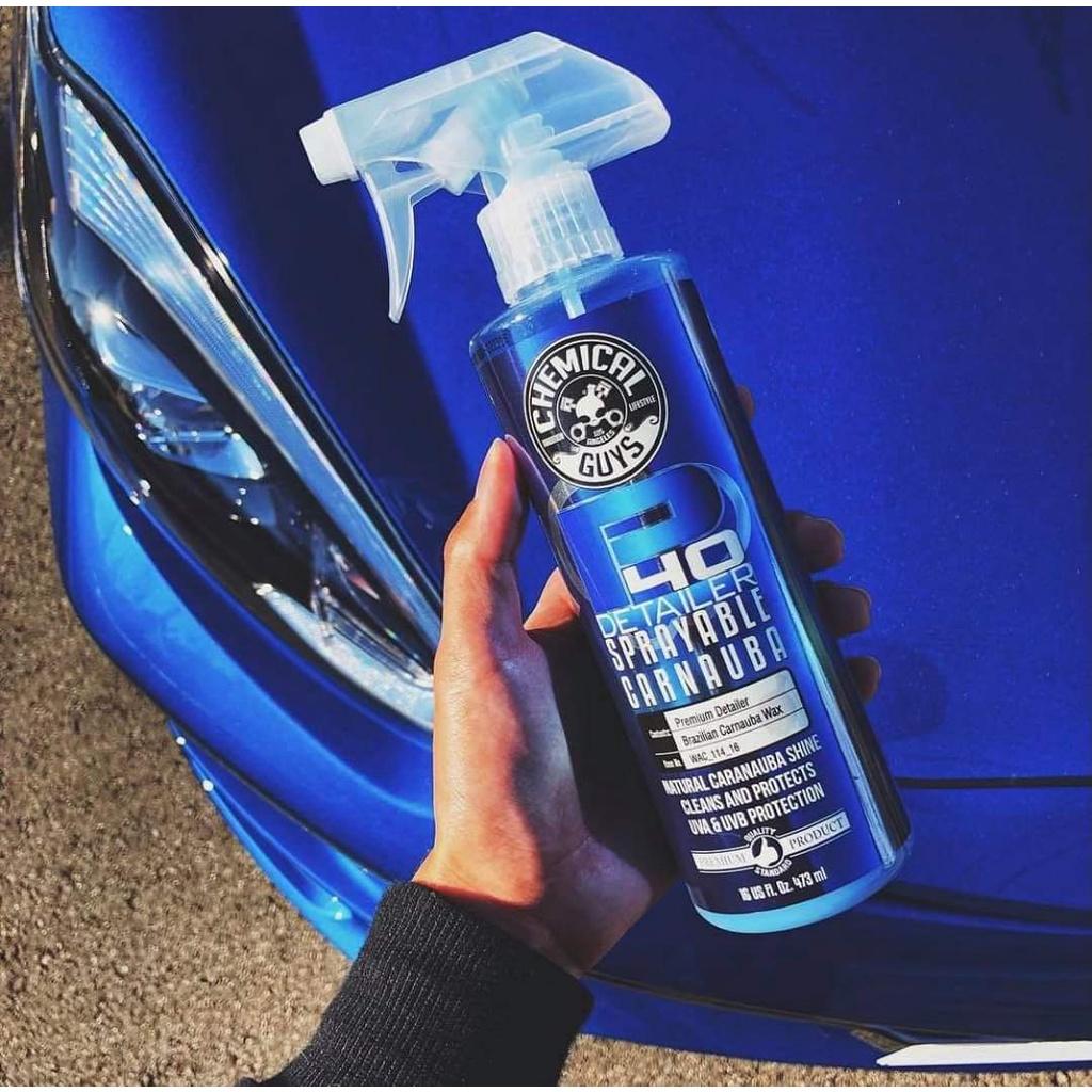 Dung dịch xịt bóng nhanh chứa wax carnauba CHEMICAL GUYS P40 QUICK DETAIL SPRAY NATURAL CARNAUBA SHINE - 3.8L