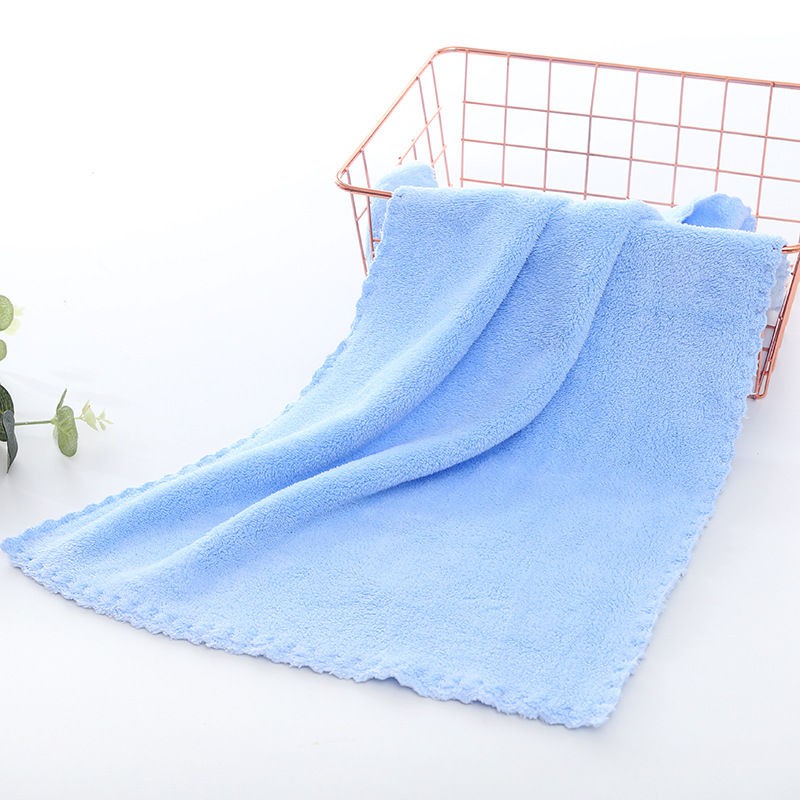 Combo 4 Khăn Lau Đầu Lông Cừu Hàn Quốc Siêu Thấm Hút Cực Mịn - 35x75 cm - Trơn (giao màu ngẫu nhiên)