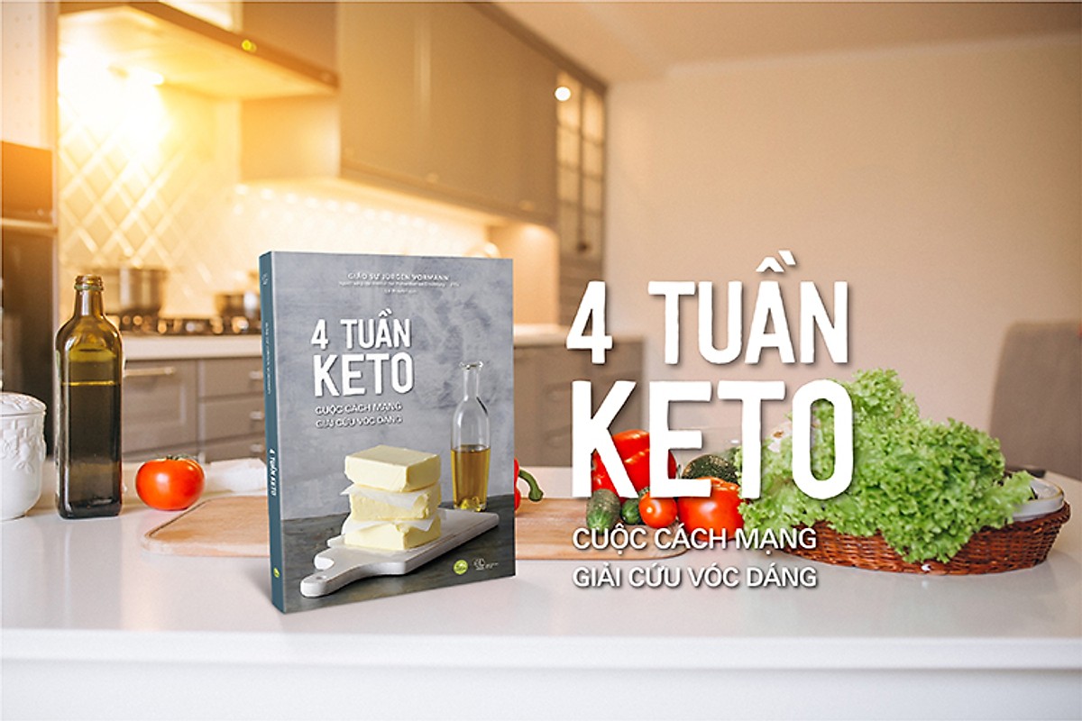 4 Tuần Keto - Cuộc Cách Mạng Giải Cứu Vóc Dáng ( Tặng Kèm Sổ Tay )