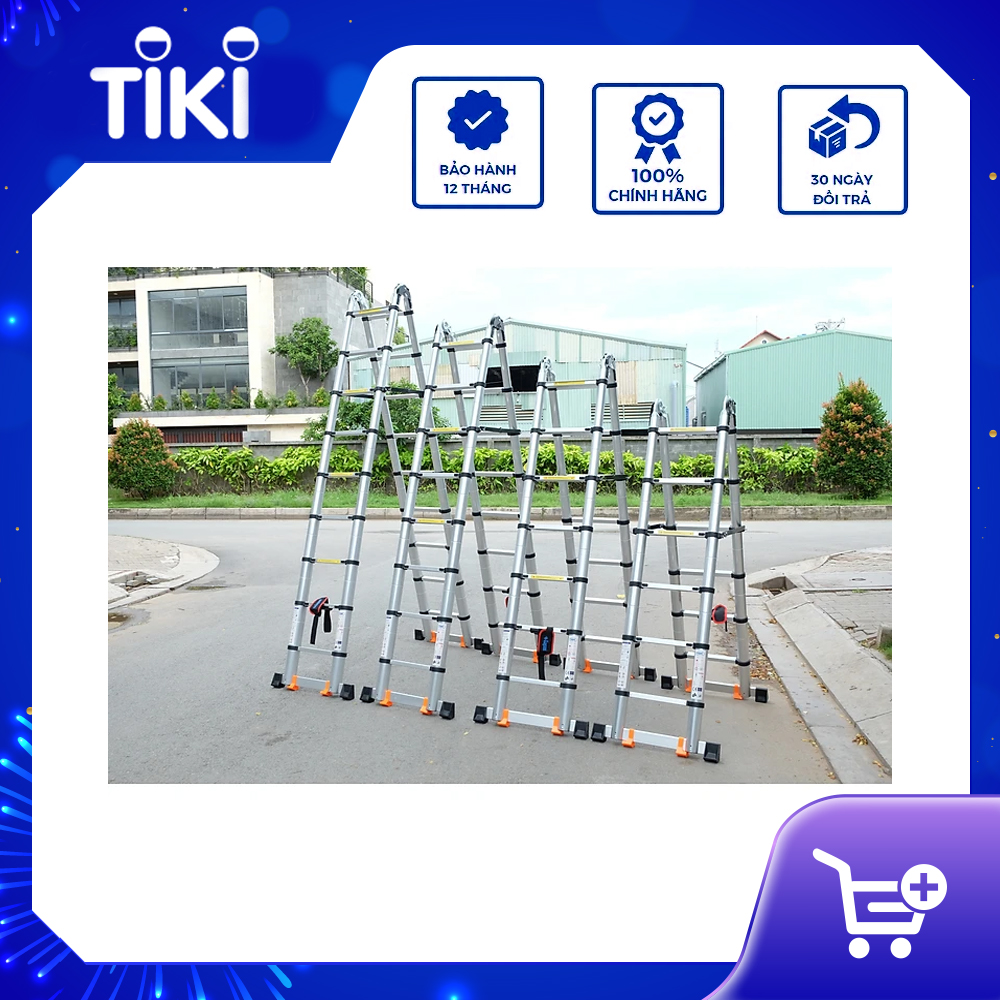 Thang Nhôm Rút Đôi Kagami KT-44AI - Hàng Nhập Khẩu Chính Hãng, Chắc Chắn, Bền Đẹp