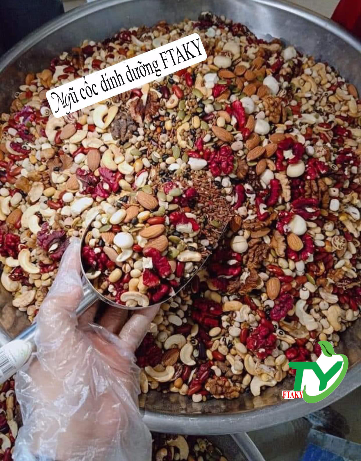 Ngũ cốc bột dinh dưỡng cao cấp 23 loại hạt hỗ trợ tăng cân, cung cấp dinh dưỡng cho bé và mẹ bầu hộp 500g