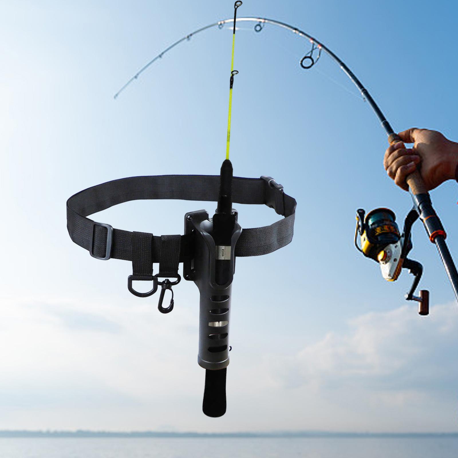 Waist Fishing Rod Holder Professional Pole Inserter for Outdoor Fishing