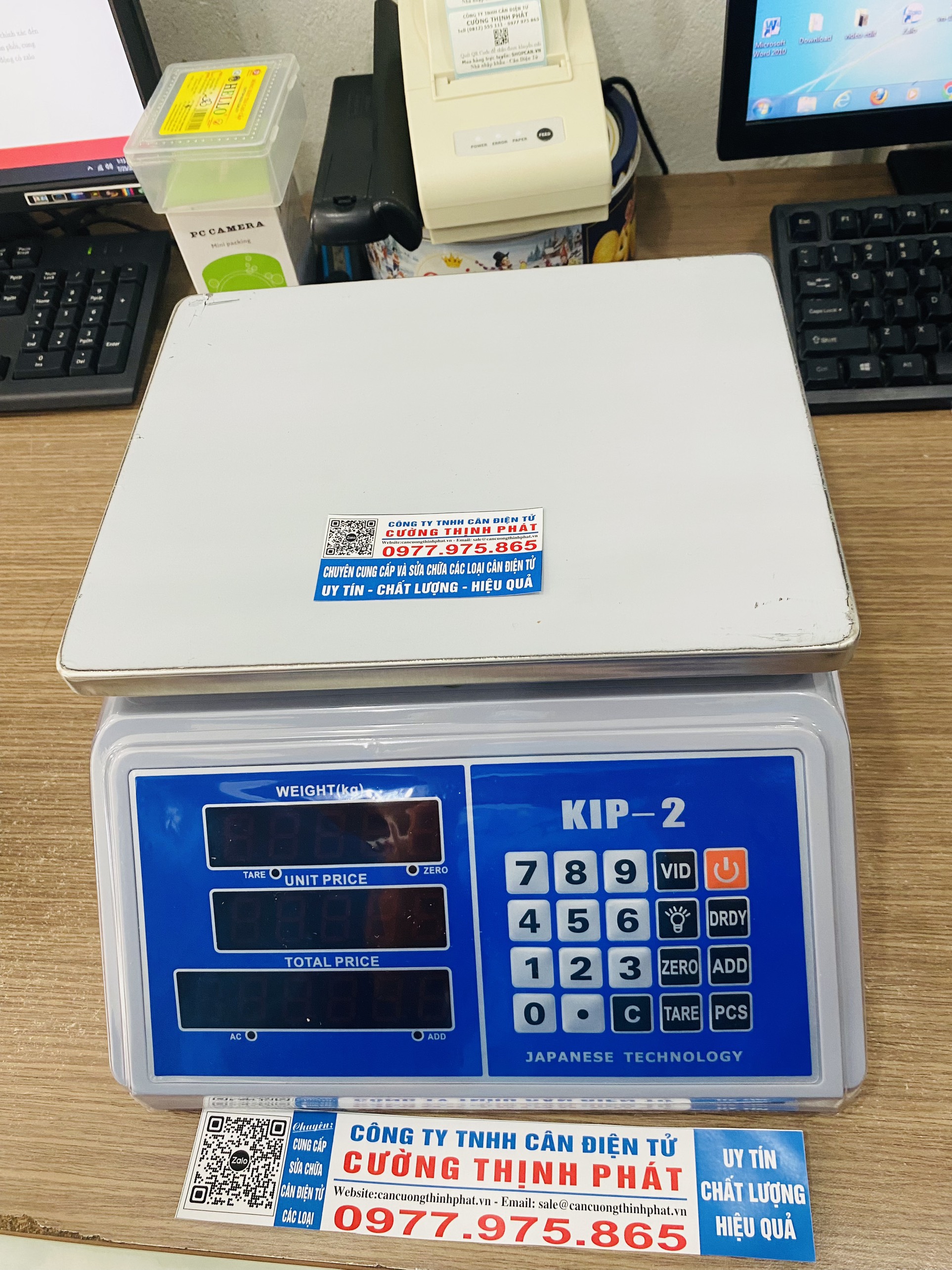 Cân điện tử tính tiền CHỐNG NƯỚC 30kg KIP-2