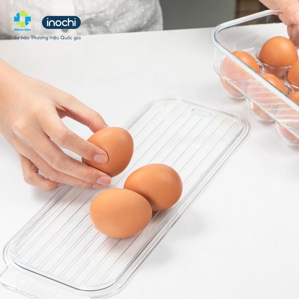 Hình ảnh Khay đựng trứng kèm nắp đậy Yoko - Chính hãng inochi = Chất liệu cao cấp, an toàn khi sử dụng