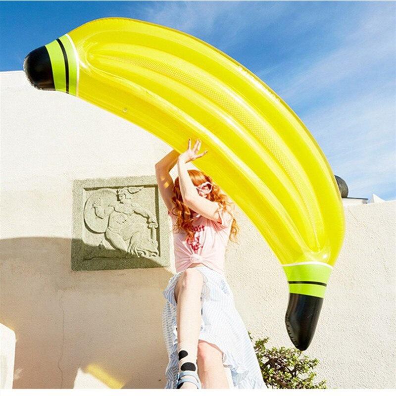 Phao Bơi Bơm Hơi Hình Quả Chuối 180X65Cm Dành Cho Người Lớn Và Trẻ Em