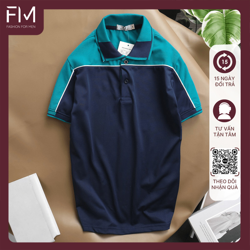 Áo thun polo thời trang nam thanh lịch, style trẻ trung, phù hợp mọi lứa tuổi - FORMEN SHOP - FMPS174