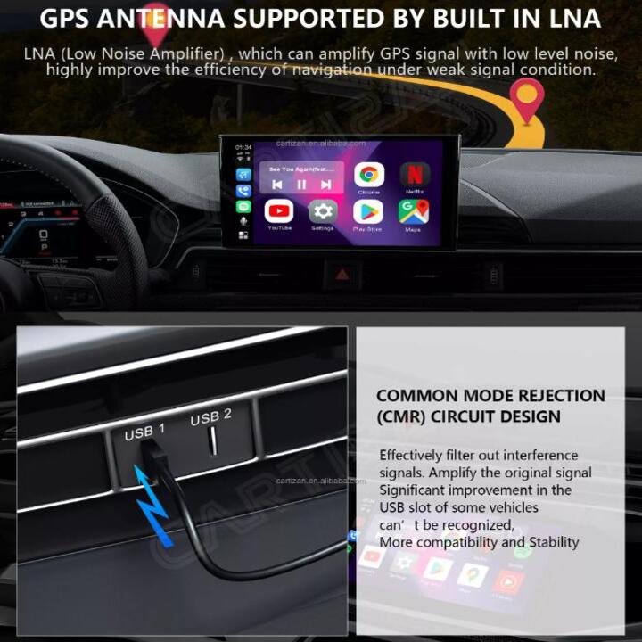 AndroidBox Ai Thế Hệ Mới Nhất dành cho xe ô tô. Android Chip 8 nhân, ram 4G, rom 64G PLC-S21E