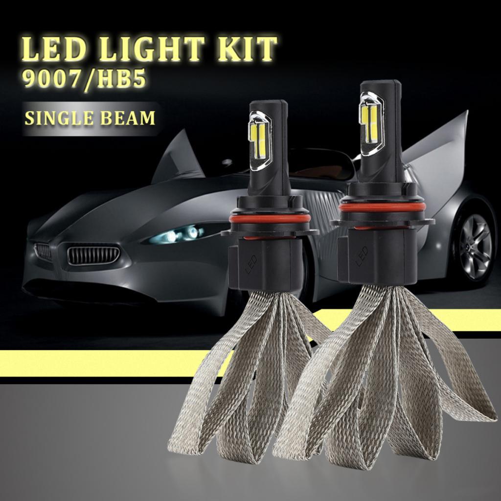 2X 60W 360 Beam Headlight Bulb Headlamp Conversion Kit 6000K 6400LM