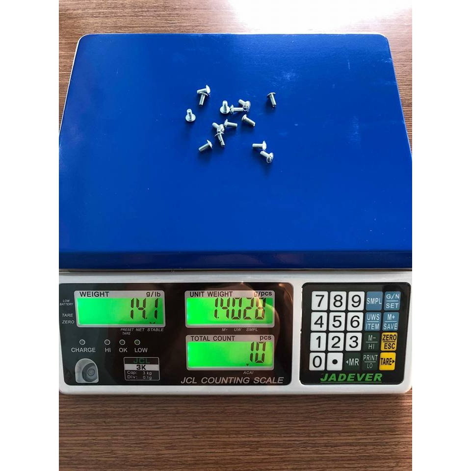 CÂN ĐẾM ĐIỆN TỬ JCL-JADEVER - 15KG, ĐẾM SỐ LƯỢNG