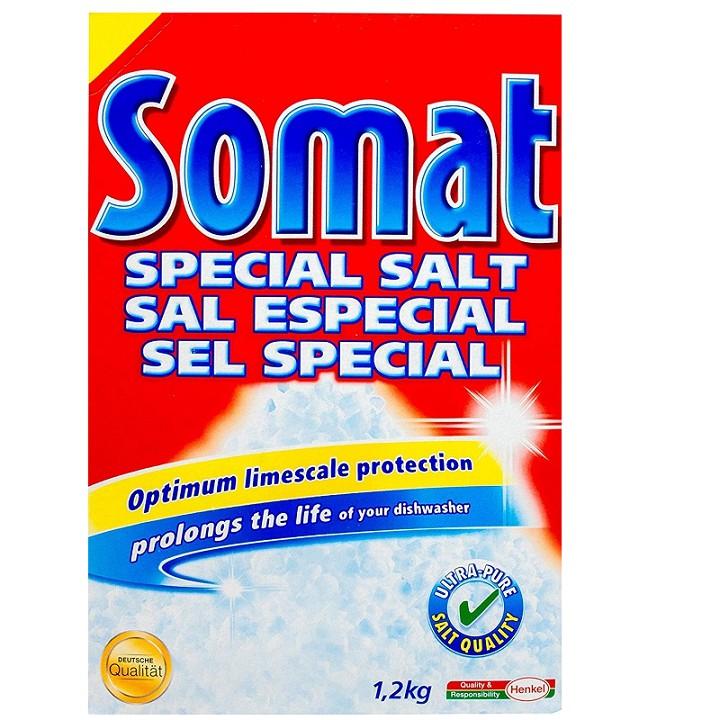 Combo bột rửa bát Finish 4,5kg + Muối rửa bát Somat 1,2kg