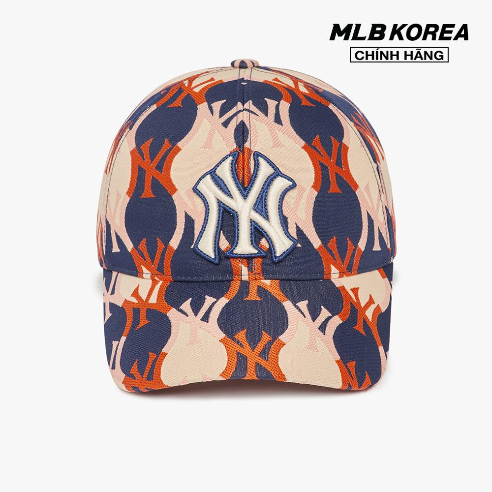 MLB - Nón bóng chày unisex Cube Monogram Curved 3ACPM212N