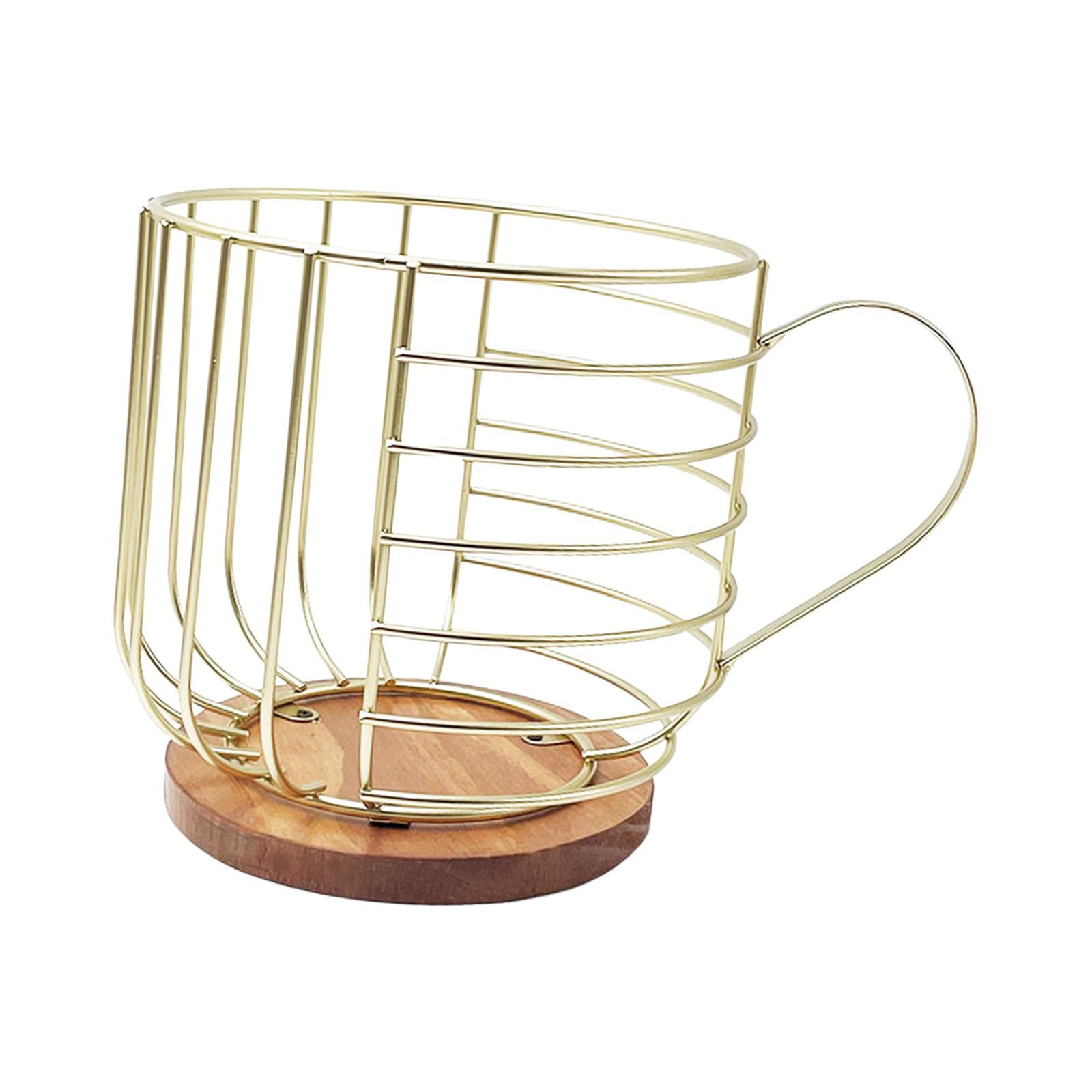 Coffee Pod Holder Organizer Cup Wire Coffee Pod Basket for Kitchen Pod