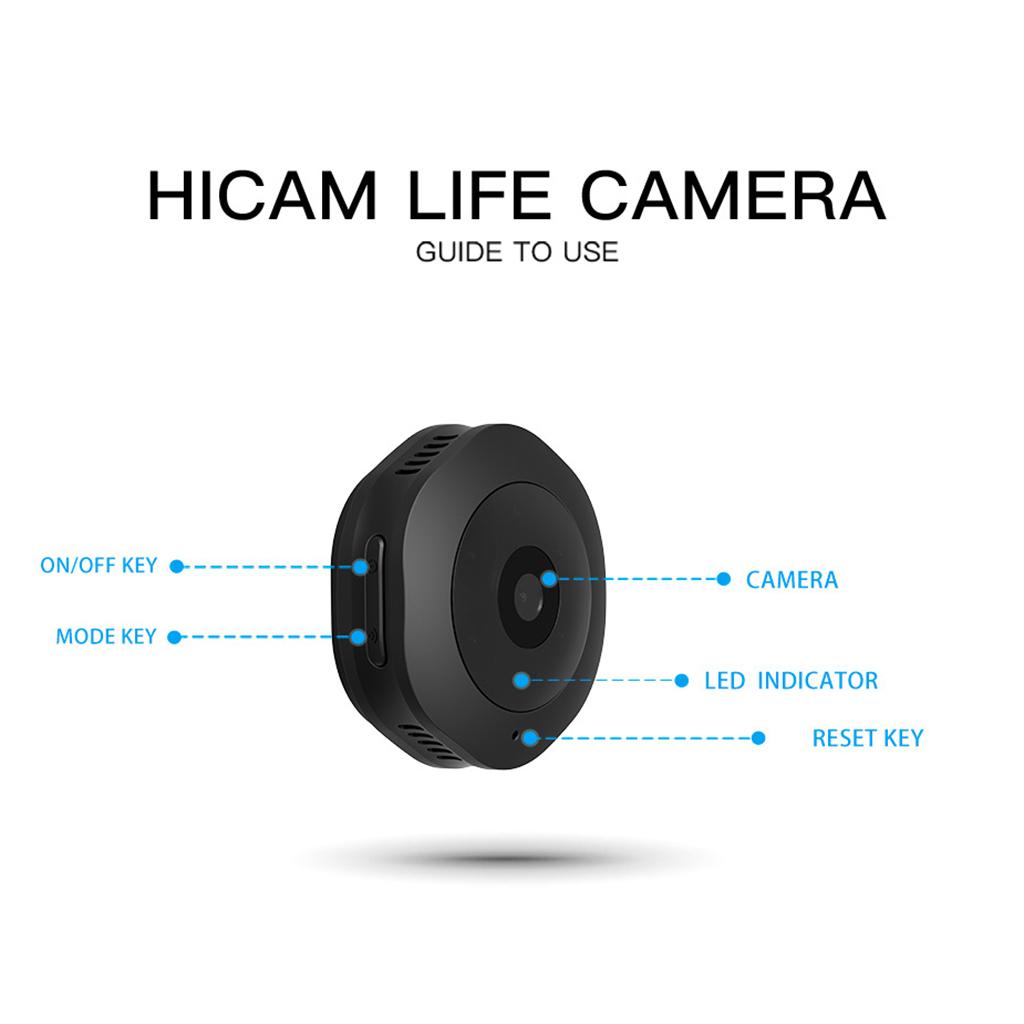 HD 1080P Góc Rộng Mini Camera Mini Camera Ghi đêm