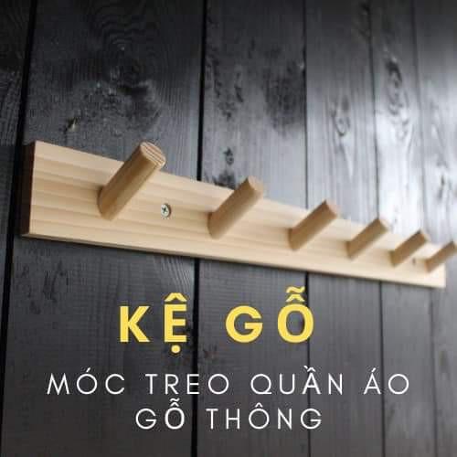 Móc treo quần áo gắn tường, thanh treo đồ đa năng treo mũ quần áo