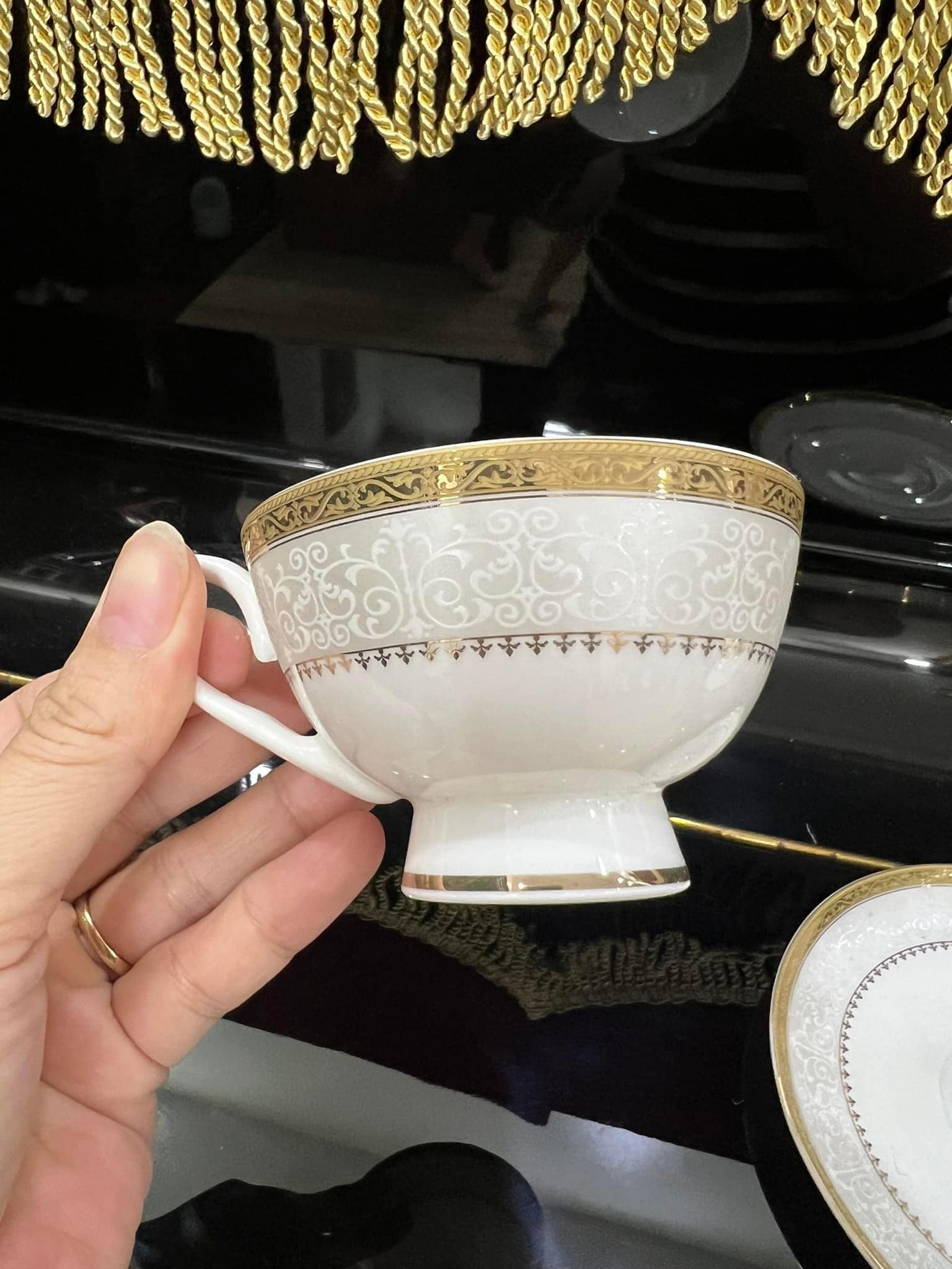 Bộ trà hoàng gia viền vàng Imperial Hàng chính hãng