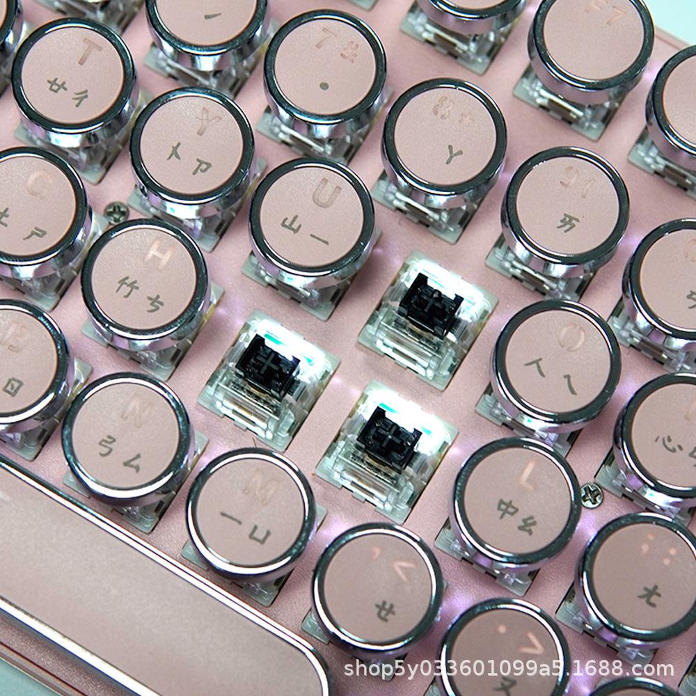 Giá thấp nhất Bàn Phím Chơi Game Retro Phiên Âm Phiên Âm Bàn Phím Chơi Game Bàn Phím Cơ Trục Xanh