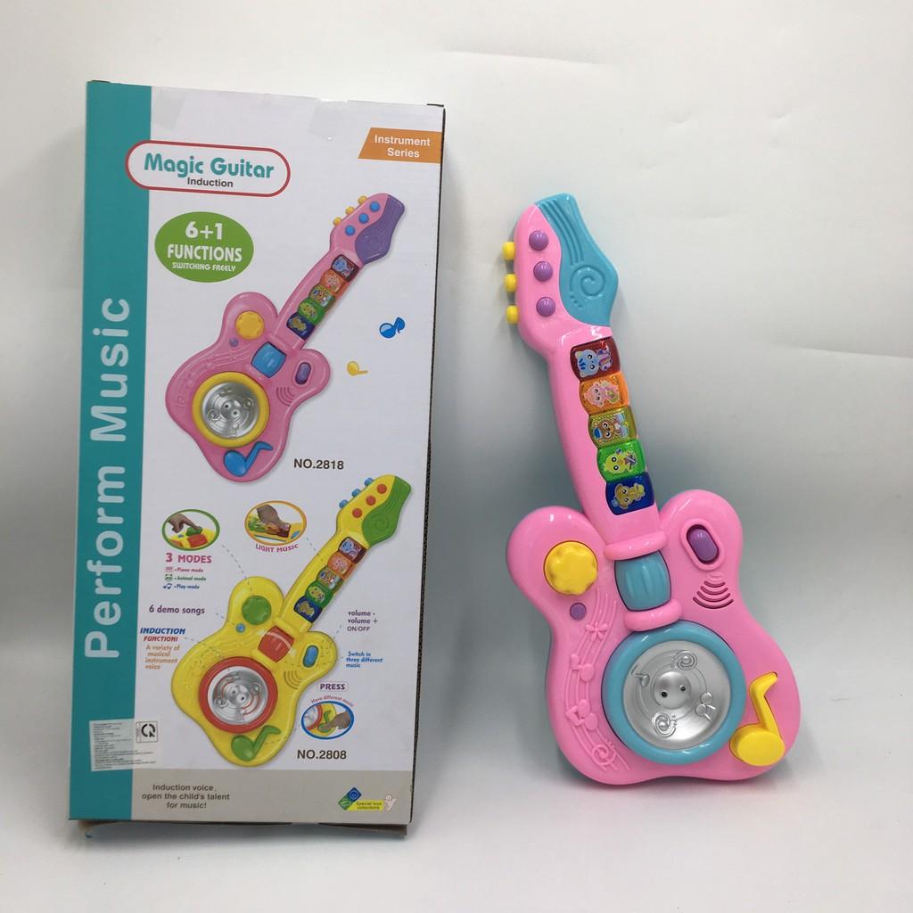 Đàn đồ chơi cho bé guitar Rock &amp; Roll Winfun 2000 vui nhộn - giúp phát triển khả năng cảm thụ âm nhạc cho bé  2818