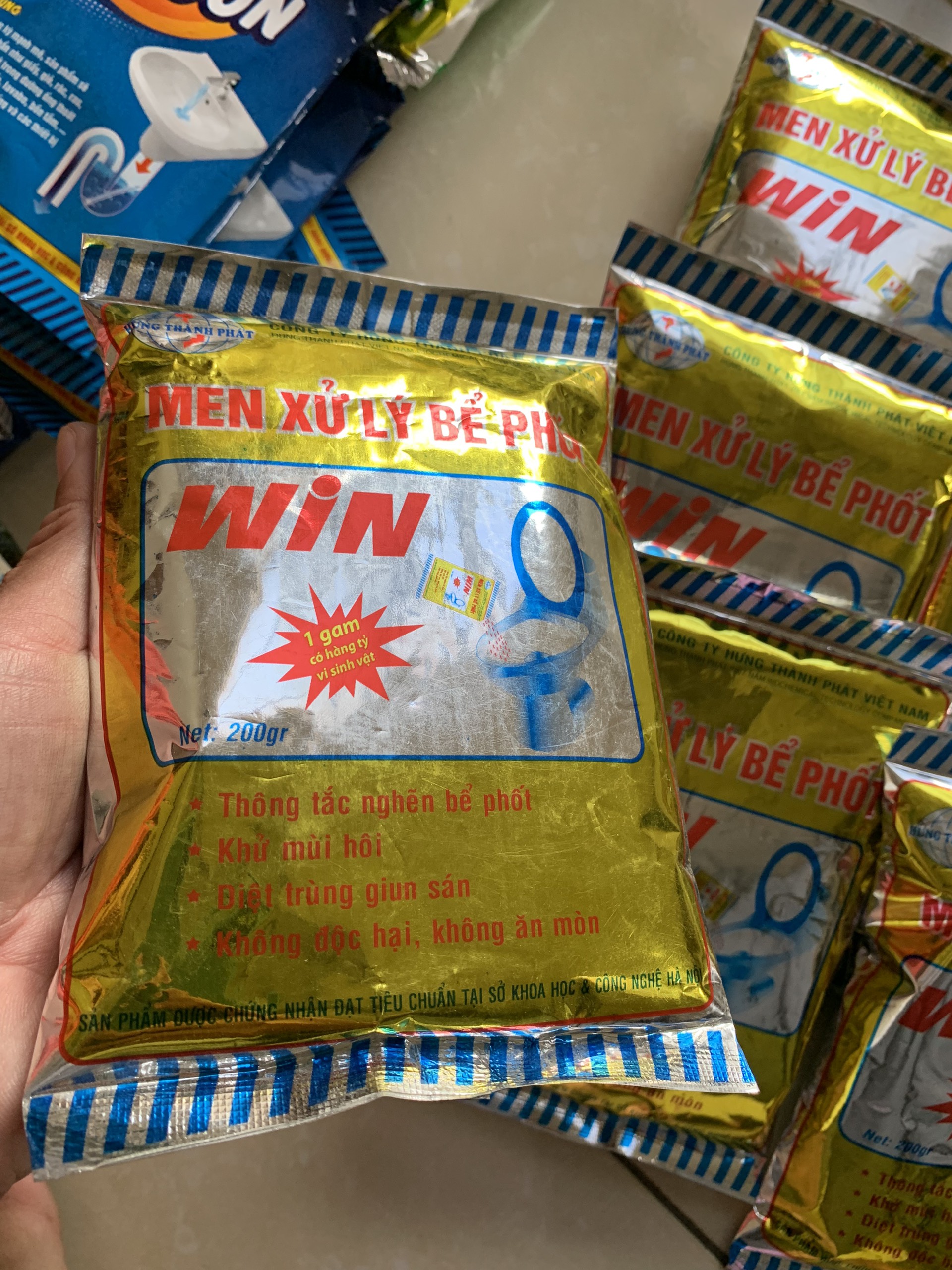 Men Xử Lý Bể Phốt Dragon Khử Mùi Hôi -PHÂN HỦY CHẤT CẶN BÃ.... KHÔNG LO ĐẦY,TẮC BỒN CẦU.