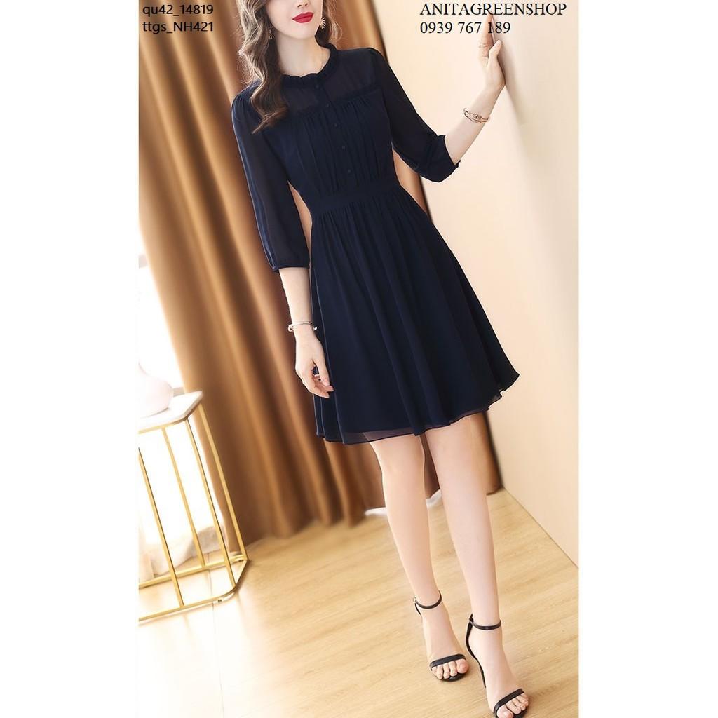 Ttgs - NH421 Đầm Xòe Tay Lở