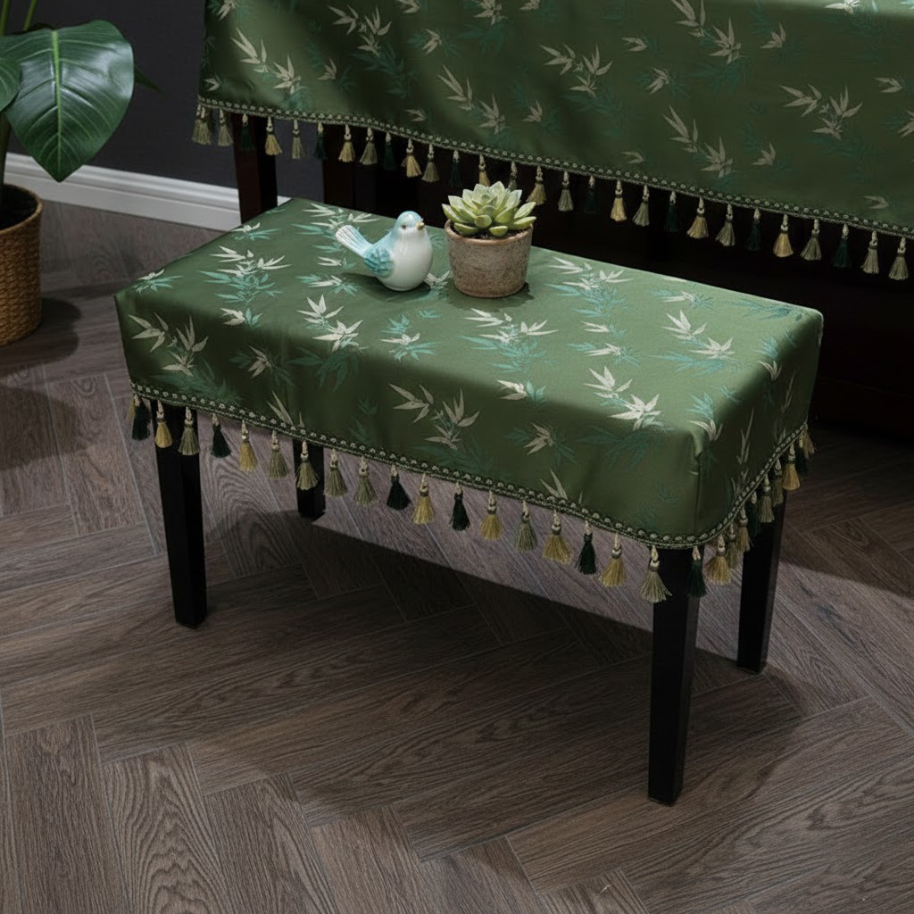 Khăn phủ đàn piano cơ cao cấp sang trọng cổ điển trang trí giáng sinh noel năm mới Tết sinh nhật - Hàng chính hãng