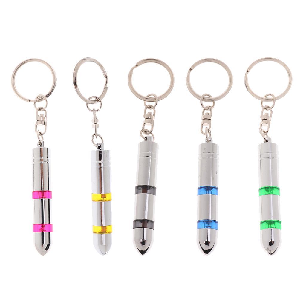 Car Mini Anti Static Electricity  Remover Key Chain Keyring Black
