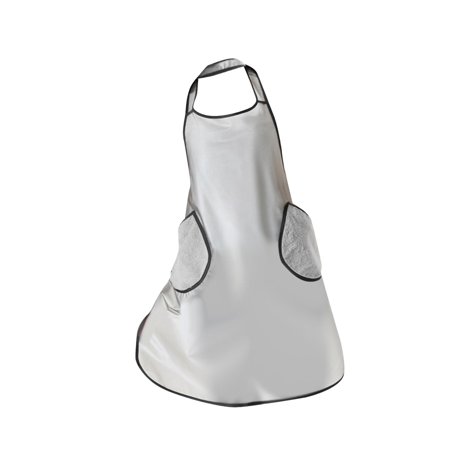 Cooking Apron Baking Apron with Hand Wipe Pockets Sturdy Oil BBQ Apron