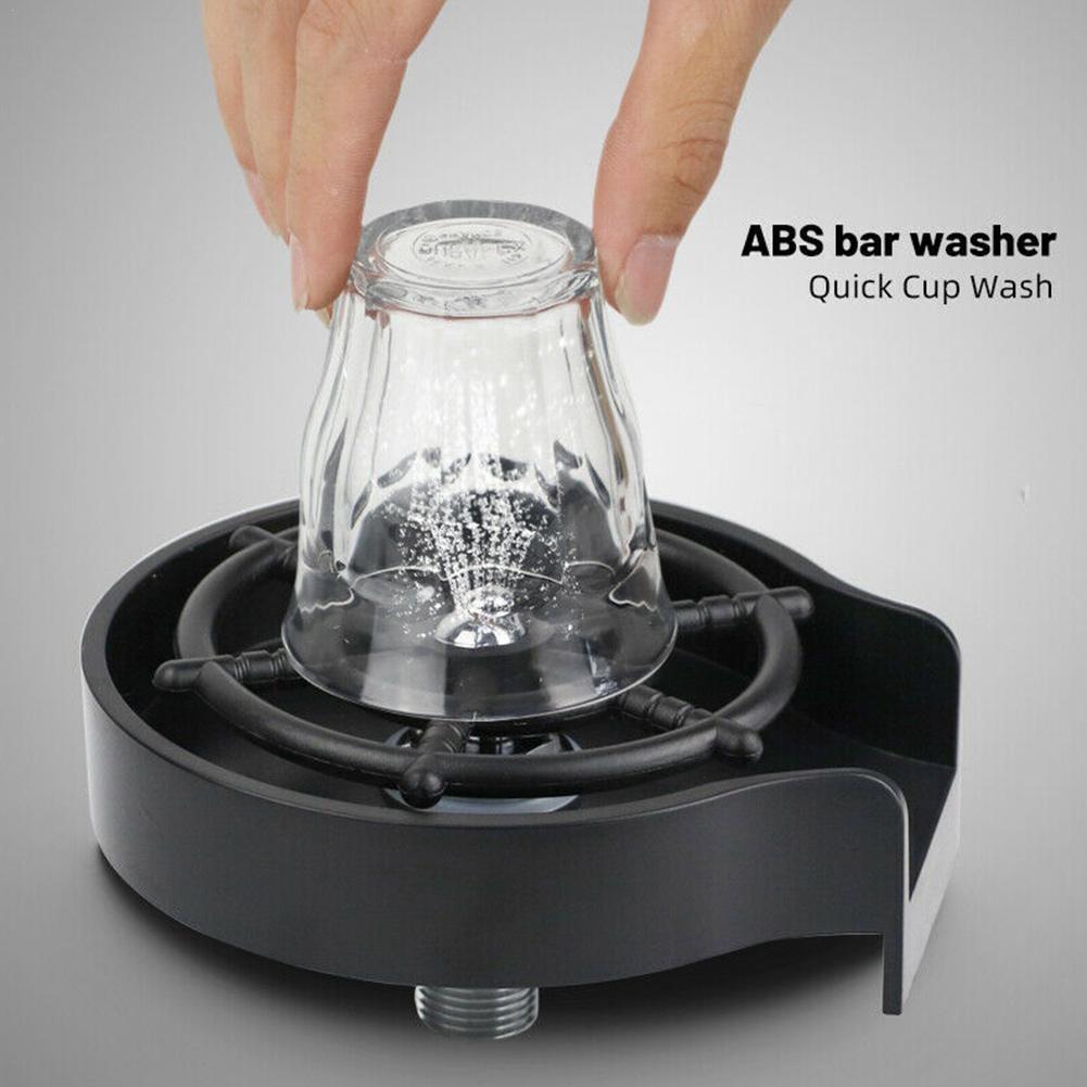 Nhanh Chóng Tự Động Rửa Kính Vòi Kính Rinser Cho Bé Cốc Cà Phê Trà Sữa Rửa Ly Cọ Rửa Bồn Rửa Chén Phụ Kiện
