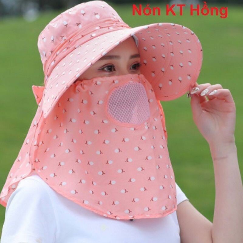 MŨ CHỐNG NẮNG thông hơi LOẠI DÀY ĐẸP