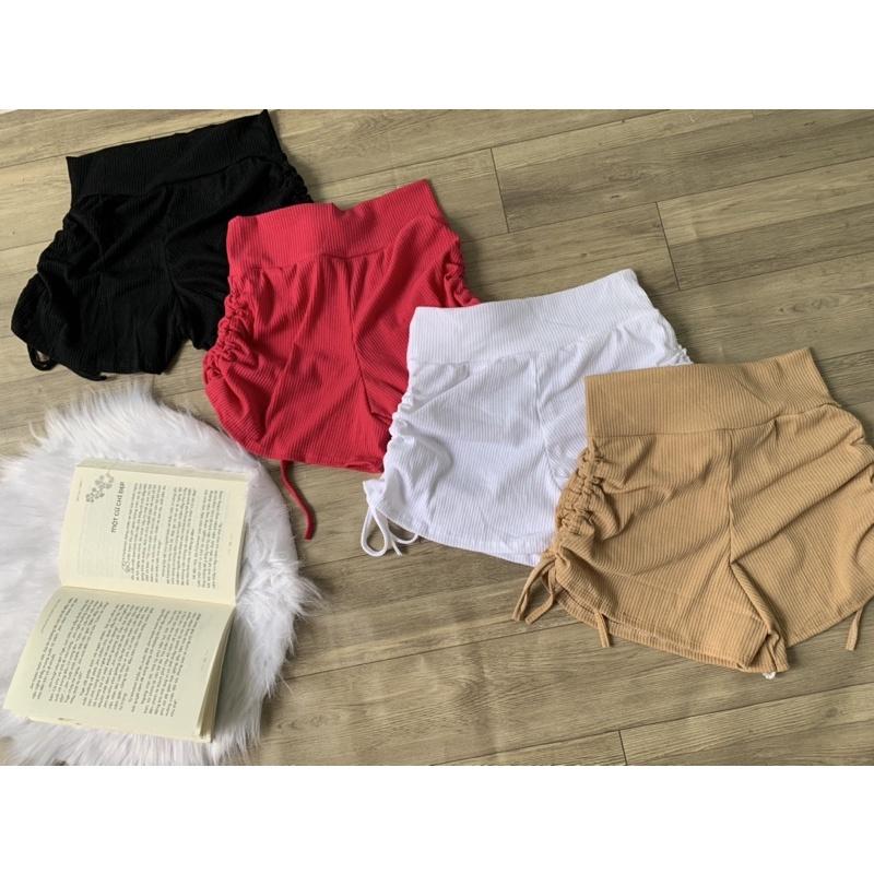 Quần thun gân rút dây 2 bên ( kèm video shop quay)