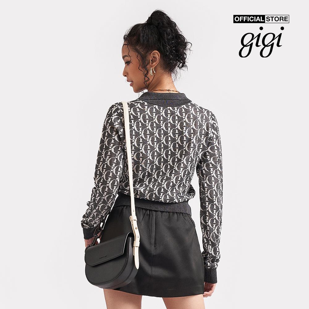 GIGI - Áo khoác cardigan cổ gập phối nút cài thanh lịch G1304K222715