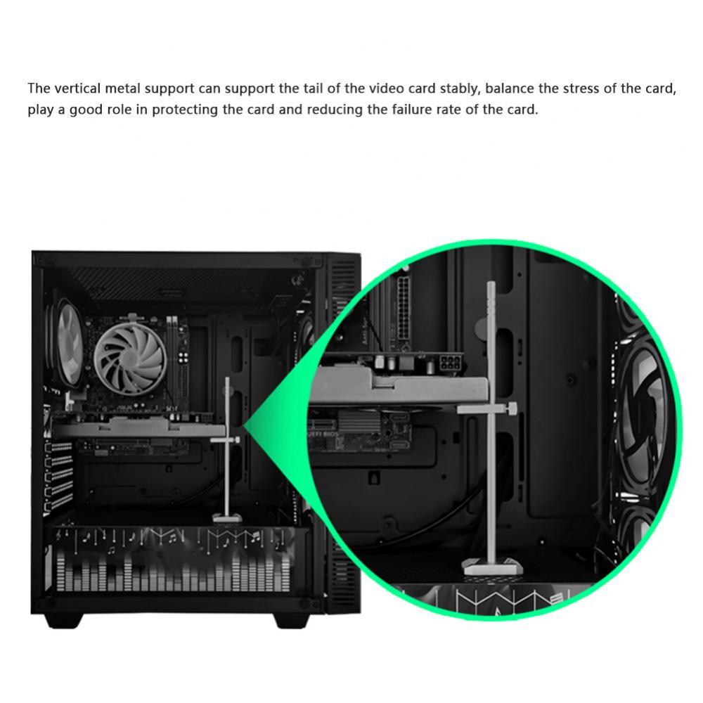 Graphics Card GPU Brace Support for PC Gaming Video Cards Holder black
